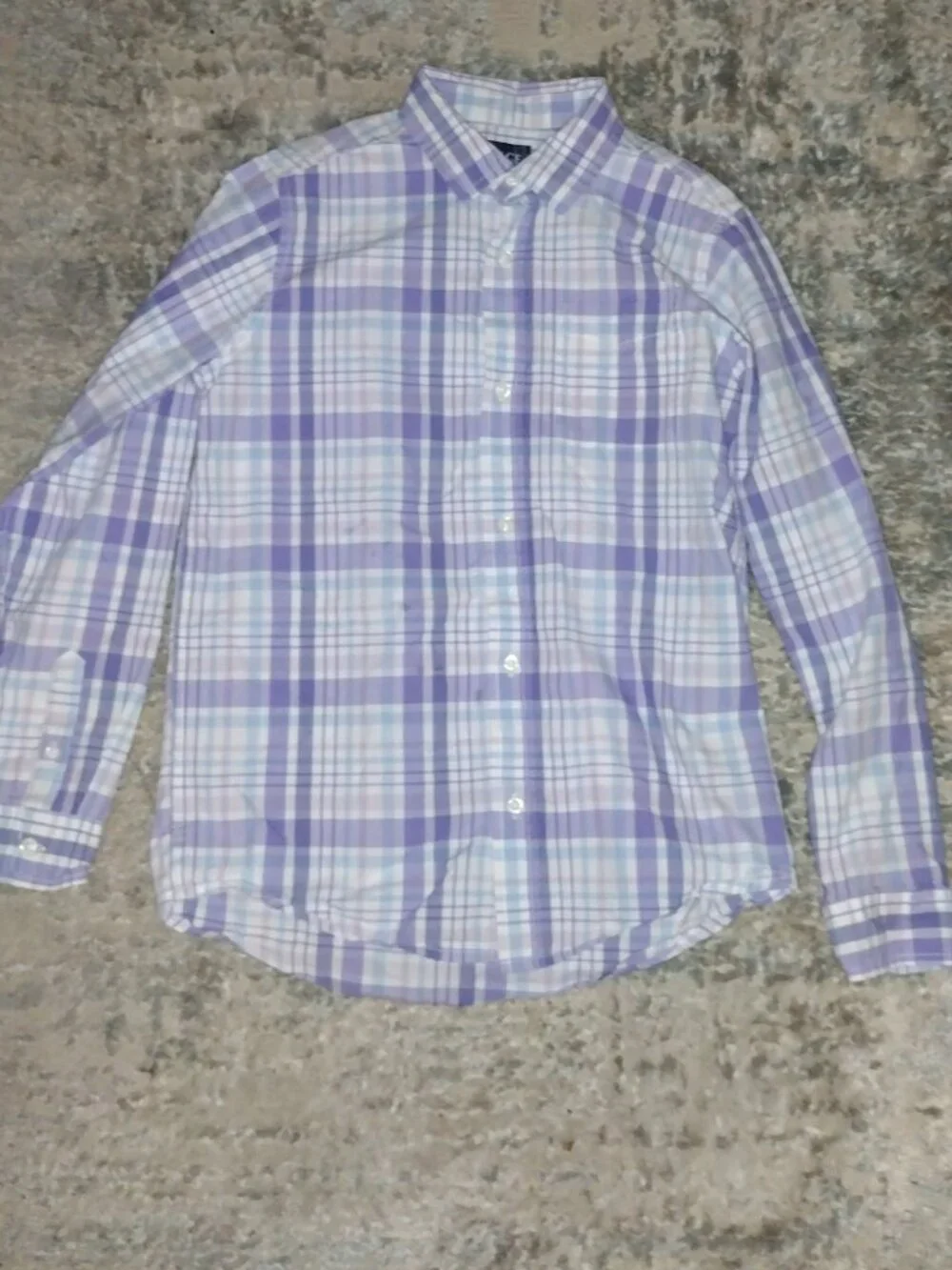 Place button down shirt